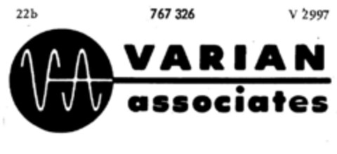 VARIAN associates Logo (DPMA, 03/30/1955)