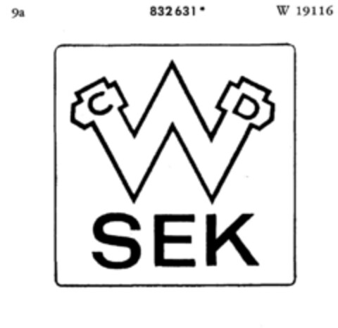 CWD SEK Logo (DPMA, 04.02.1967)