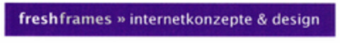 freshframes >> internetkonzepte & design Logo (DPMA, 10.03.2000)