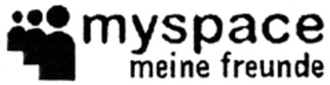 myspace meine freunde Logo (DPMA, 27.11.2008)