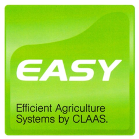 EASY Efficient Agriculture Systems by CLAAS. Logo (DPMA, 08.12.2010)