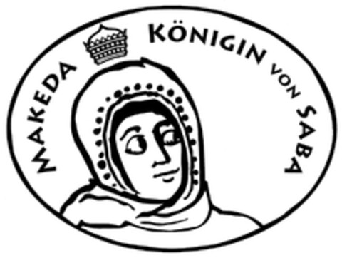 MAKEDA KÖNIGIN VON SABA Logo (DPMA, 26.11.2012)