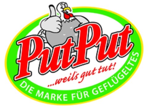 PutPut...weil's gut tut! DIE MARKE FÜR GEFLÜGELTES Logo (DPMA, 16.02.2016)