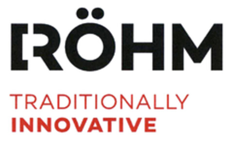 RÖHM TRADITIONALLY INNOVATIVE Logo (DPMA, 08/01/2019)