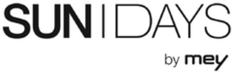 SUN DAYS by mey Logo (DPMA, 10.04.2019)