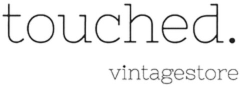 touched. vintagestore Logo (DPMA, 21.08.2021)