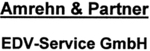 Amrehn & Partner EDV-Service GmbH Logo (DPMA, 03/28/2003)