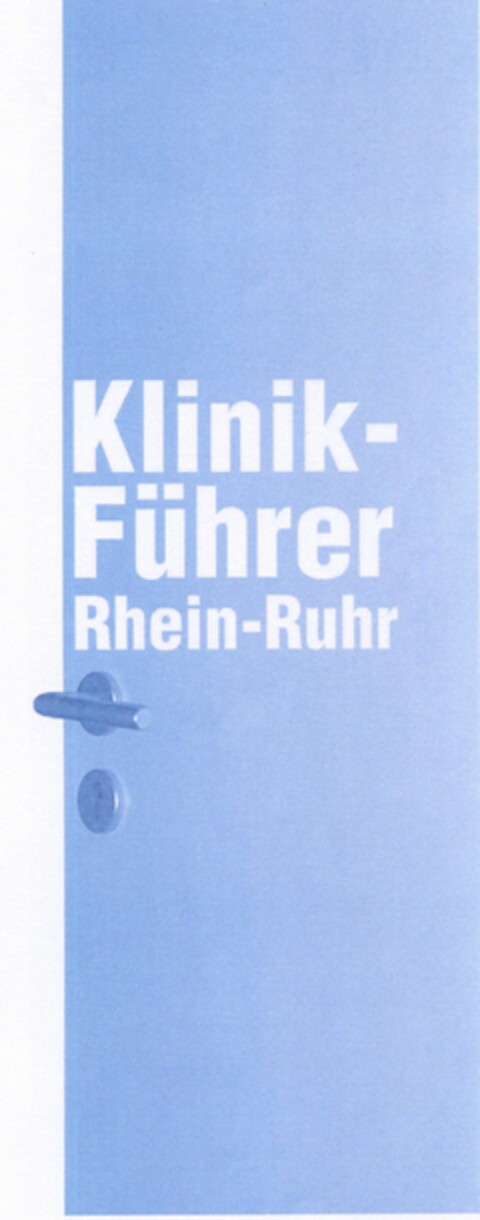 Klinik-Führer Rhein-Ruhr Logo (DPMA, 21.10.2005)