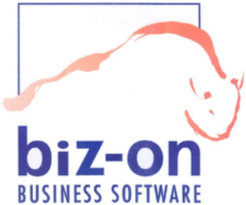 biz-on BUSINESS SOFTWARE Logo (DPMA, 05.03.2007)