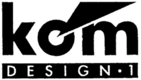 kom DESIGN 1 Logo (DPMA, 05/26/1995)