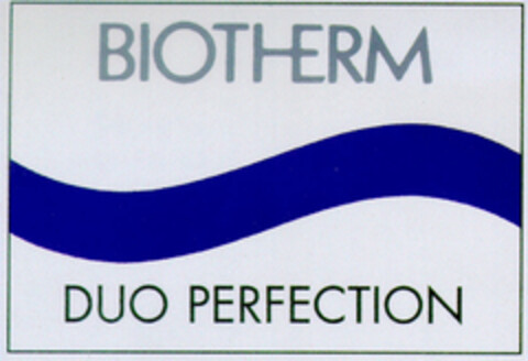 BIOTHERM DUO PERFECTION Logo (DPMA, 20.03.1998)
