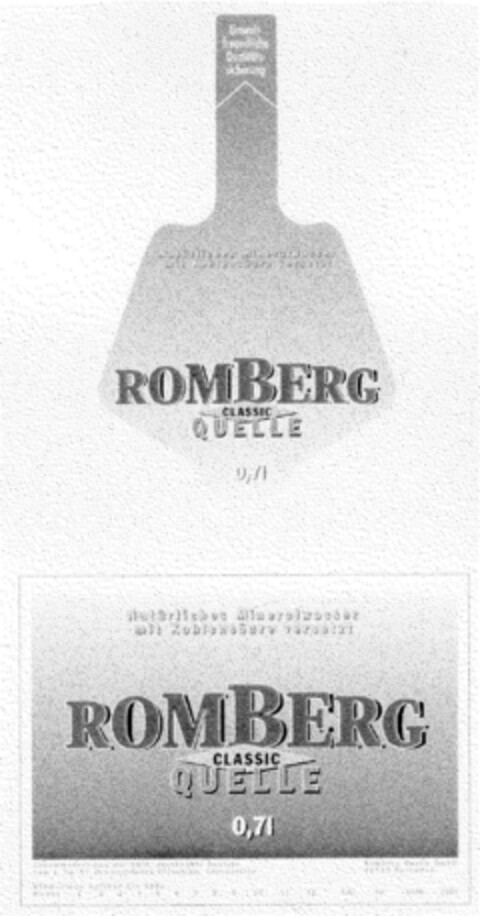 ROMBERG CLASSIC QUELLE Logo (DPMA, 04/23/1998)