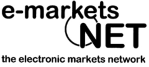 e-markets NET Logo (DPMA, 12/23/1998)