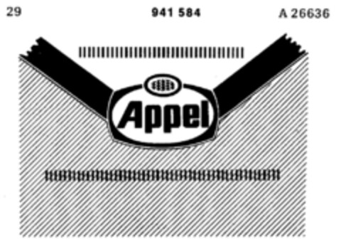 Appel Logo (DPMA, 12/14/1974)