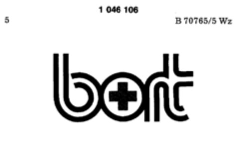 bort Logo (DPMA, 19.07.1982)