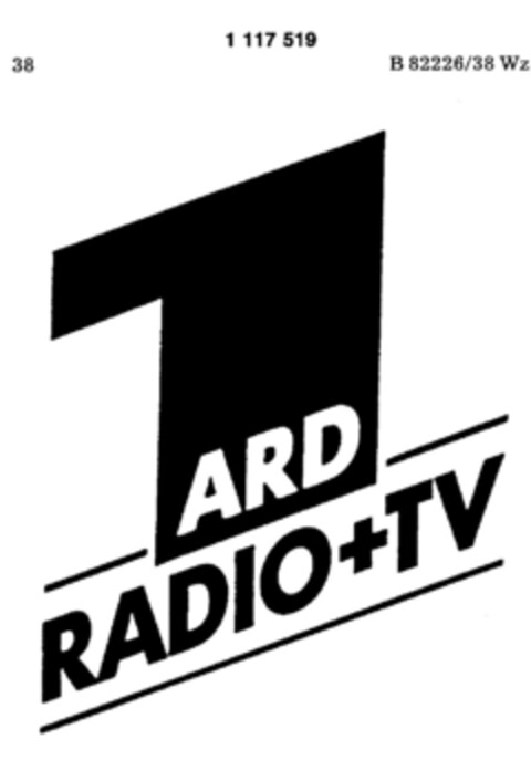 1 ARD RADIO+TV Logo (DPMA, 07/15/1987)