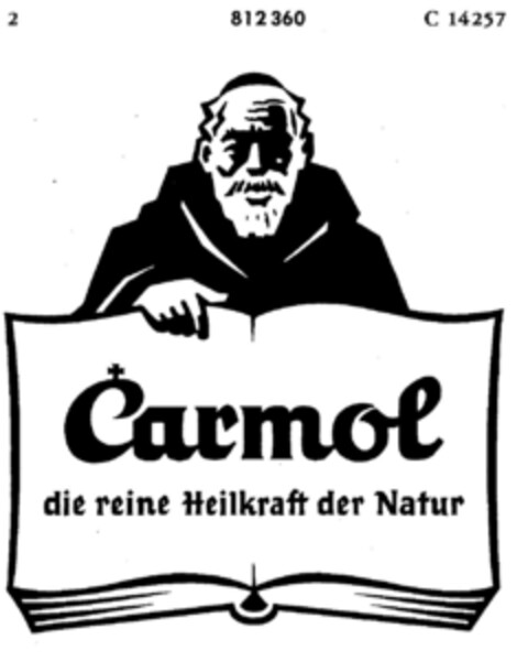 Carmol die reine Heilkraft der Natur Logo (DPMA, 21.11.1963)