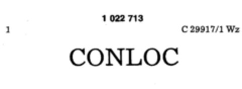 CONLOC Logo (DPMA, 03.01.1981)