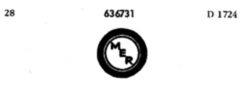 MER Logo (DPMA, 07.04.1951)