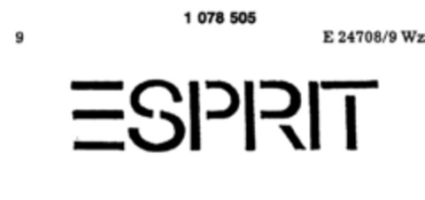 ESPRIT Logo (DPMA, 11/07/1984)
