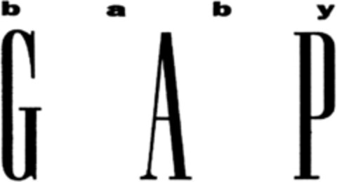 b a b y    G A P Logo (DPMA, 16.03.1993)