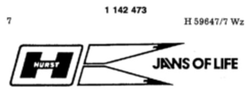 JAWS OF LIFE Logo (DPMA, 06/08/1988)