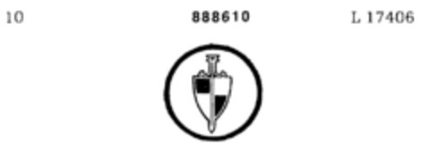 888610 Logo (DPMA, 03.11.1970)