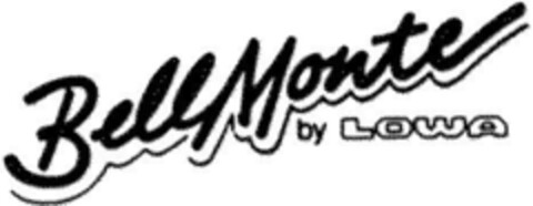 BELL MONTE BY LOWA Logo (DPMA, 07/16/1990)