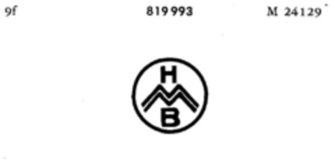 HB Logo (DPMA, 05.03.1965)