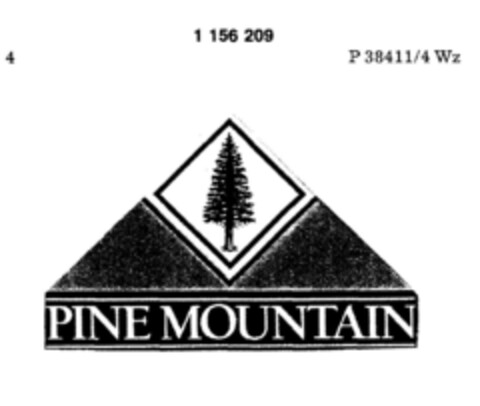 PINE MOUNTAIN Logo (DPMA, 08/16/1989)