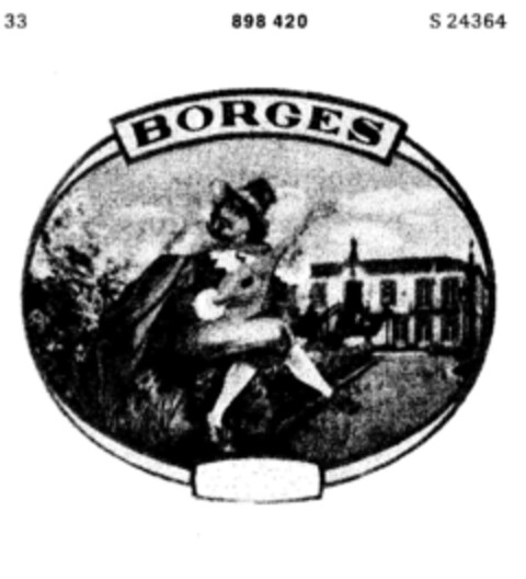 BORGES Logo (DPMA, 04/10/1971)