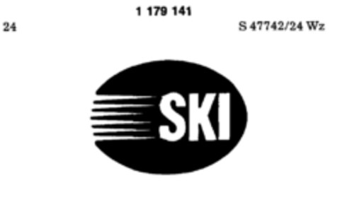 SKI Logo (DPMA, 13.01.1989)