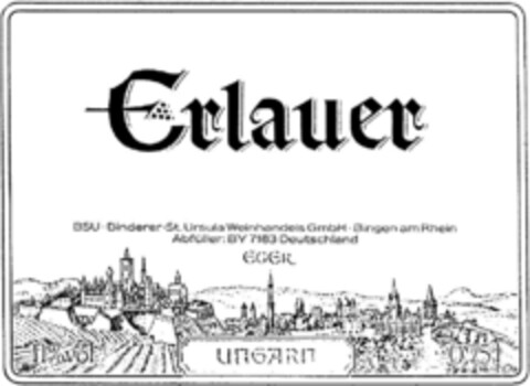 Erlauer Logo (DPMA, 05/14/1992)