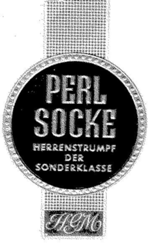 PERL SOCKE HERRENSTRUMPF DER SONDERKLASSE Logo (DPMA, 25.09.1968)