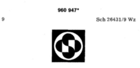 960947 Logo (DPMA, 03/26/1977)
