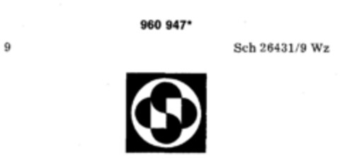 960947 Logo (DPMA, 26.03.1977)