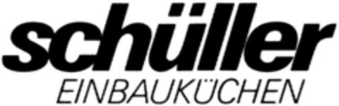 schüller EINBAUKÜCHEN Logo (DPMA, 07.12.1992)