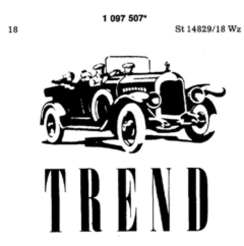 TREND Logo (DPMA, 05.09.1986)