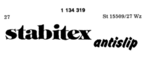 stabitex antislip Logo (DPMA, 22.01.1988)