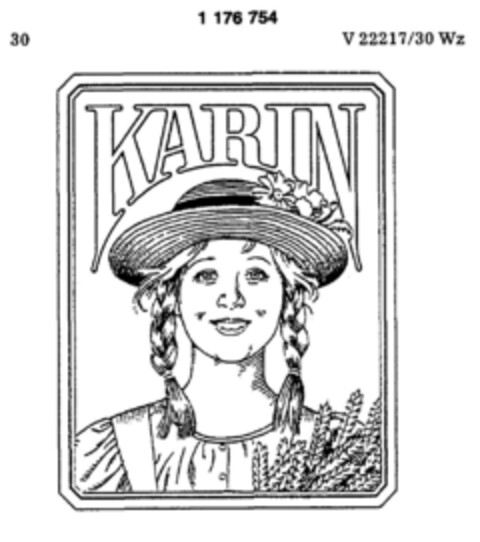 KARIN Logo (DPMA, 07/04/1990)