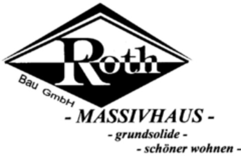 Roth Bau GmbH -MASSIVHAUS- Logo (DPMA, 15.03.2001)