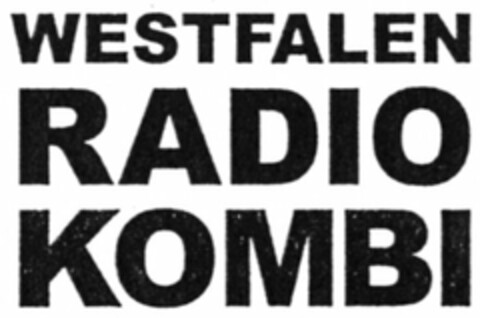 WESTFALEN RADIO KOMBI Logo (DPMA, 02.05.2001)