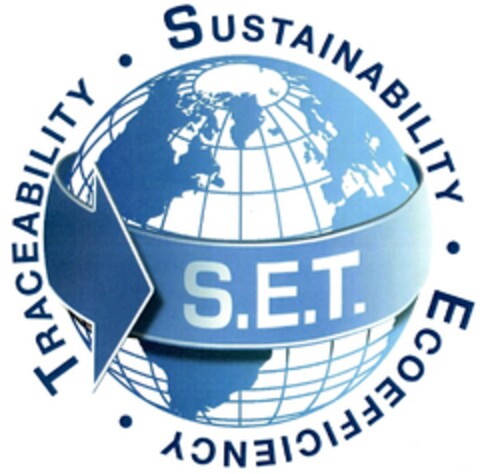 S.E.T. SUSTAINABILITY ECOEFFICIENCY TRACEABILITY Logo (DPMA, 16.08.2008)