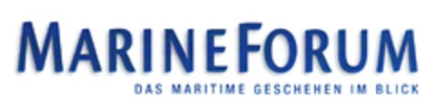 MARINEFORUM DAS MARITIME GESCHEHEN IM BLICK Logo (DPMA, 07/28/2010)