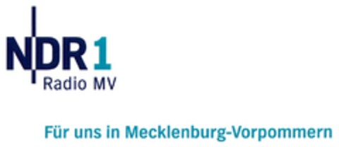 NDR1 Radio MV Für uns in Mecklenburg-Vorpommern Logo (DPMA, 18.04.2011)