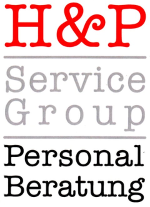 H&P Service Group Personal Beratung Logo (DPMA, 28.09.2012)