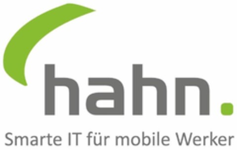 hahn. Smarte IT für mobile Werker Logo (DPMA, 09/26/2014)