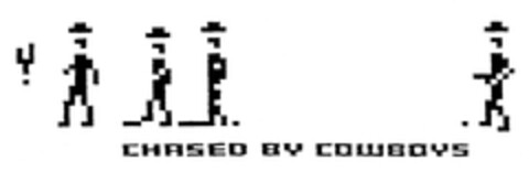 CHASED BY COWBOYS Logo (DPMA, 08.10.2014)