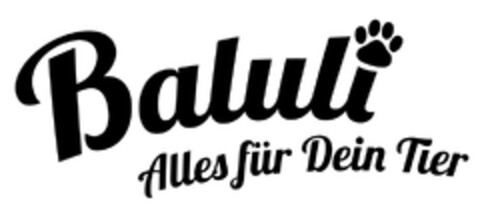 Baluli Alles für Dein Tier Logo (DPMA, 02.10.2018)