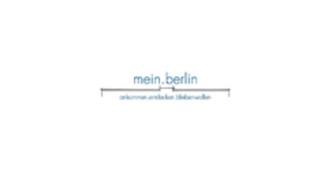 mein.berlin ankommen.entdecken,bleibenwollen Logo (DPMA, 07.03.2019)